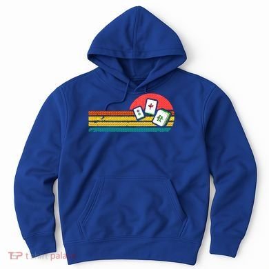 Mahjong Chinese 80s Hoodie