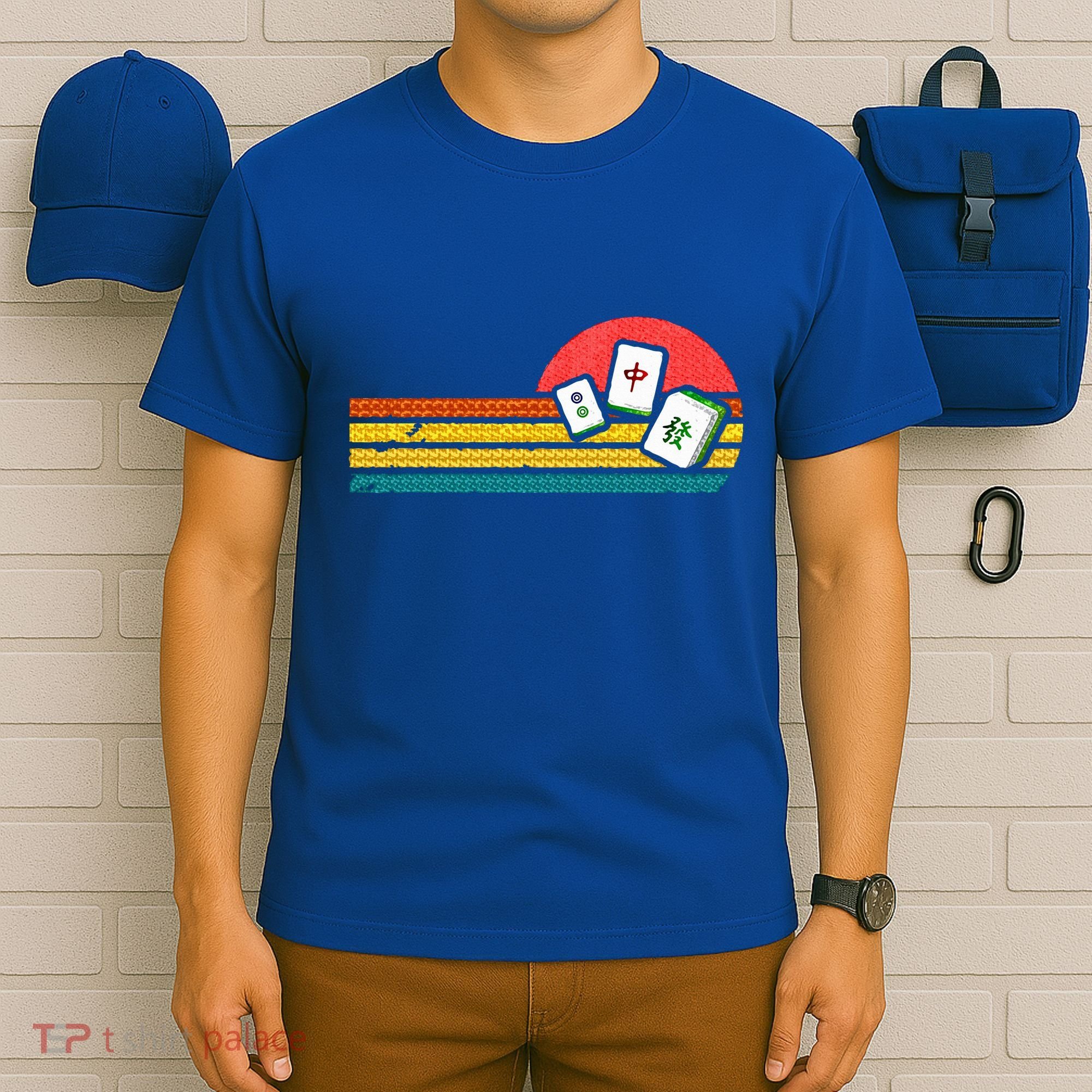 Mahjong Chinese 80s T-Shirt