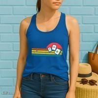 Mahjong Chinese 80s Women's Tank Top thumb 2