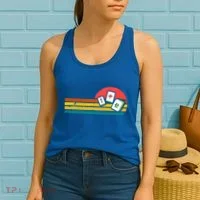 Mahjong Chinese 80s Women's Tank Top thumb 2