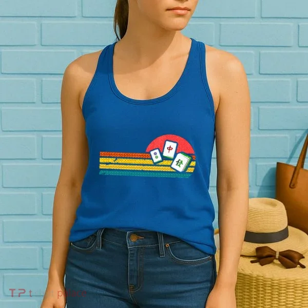 Mahjong Chinese 80s Women's Tank Top