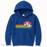 Mahjong Chinese 80s Kids Hoodie thumb 0