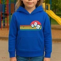 Mahjong Chinese 80s Kids Hoodie thumb 3