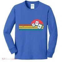 Mahjong Chinese 80s Kids Long Sleeve Shirt thumb 0