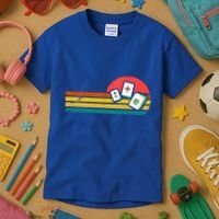 Mahjong Chinese 80s Kids T-Shirt thumb 3