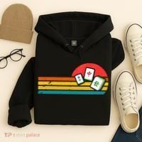Mahjong Chinese 80s Retro Mah Jongg Hoodie thumb 4