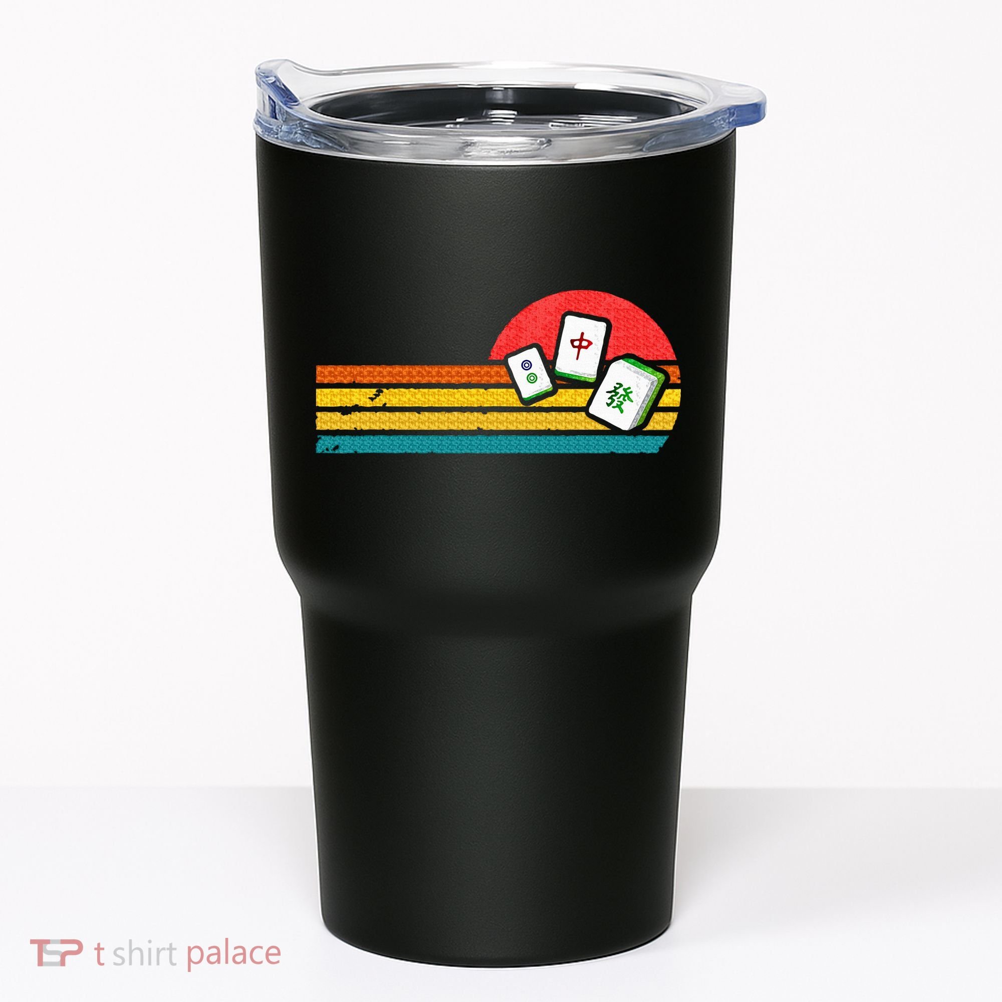 Mahjong Chinese 80s Retro Mah Jongg Tumbler