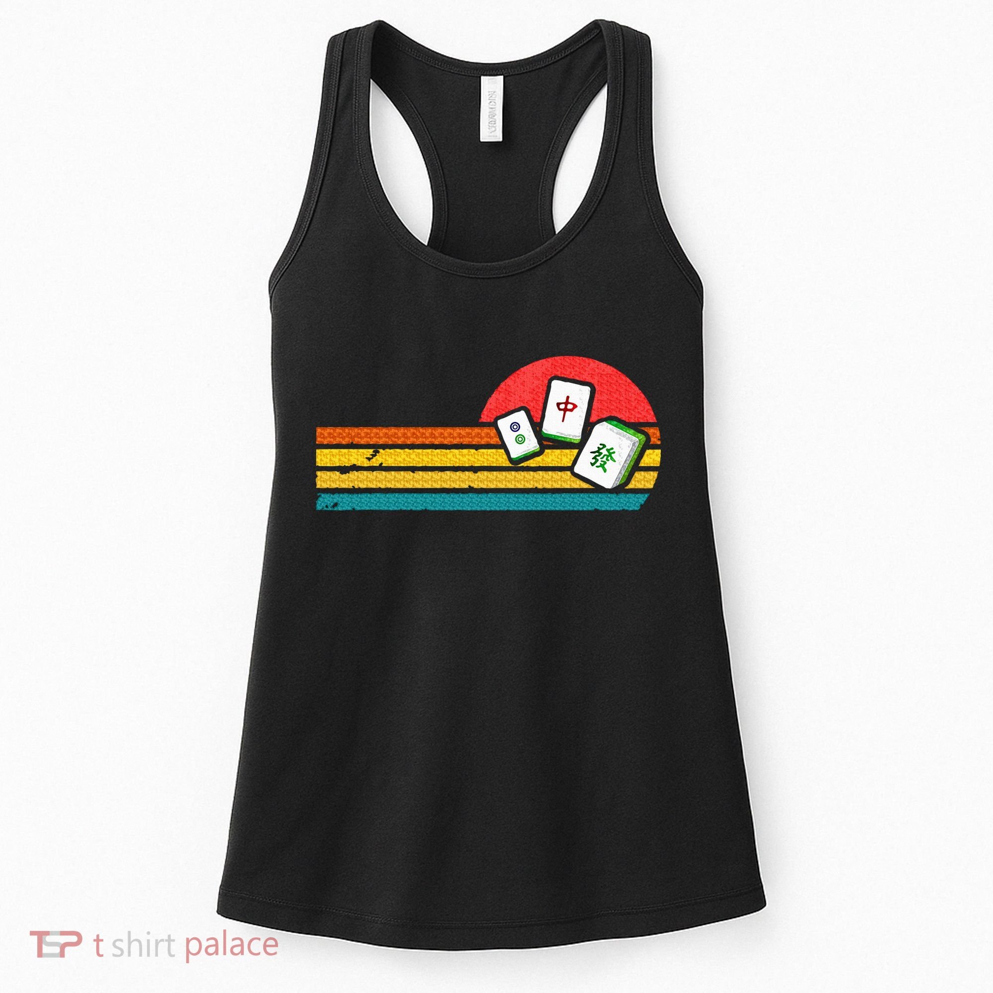 Mahjong Chinese 80s Retro Mah Jongg Women's Tank Top