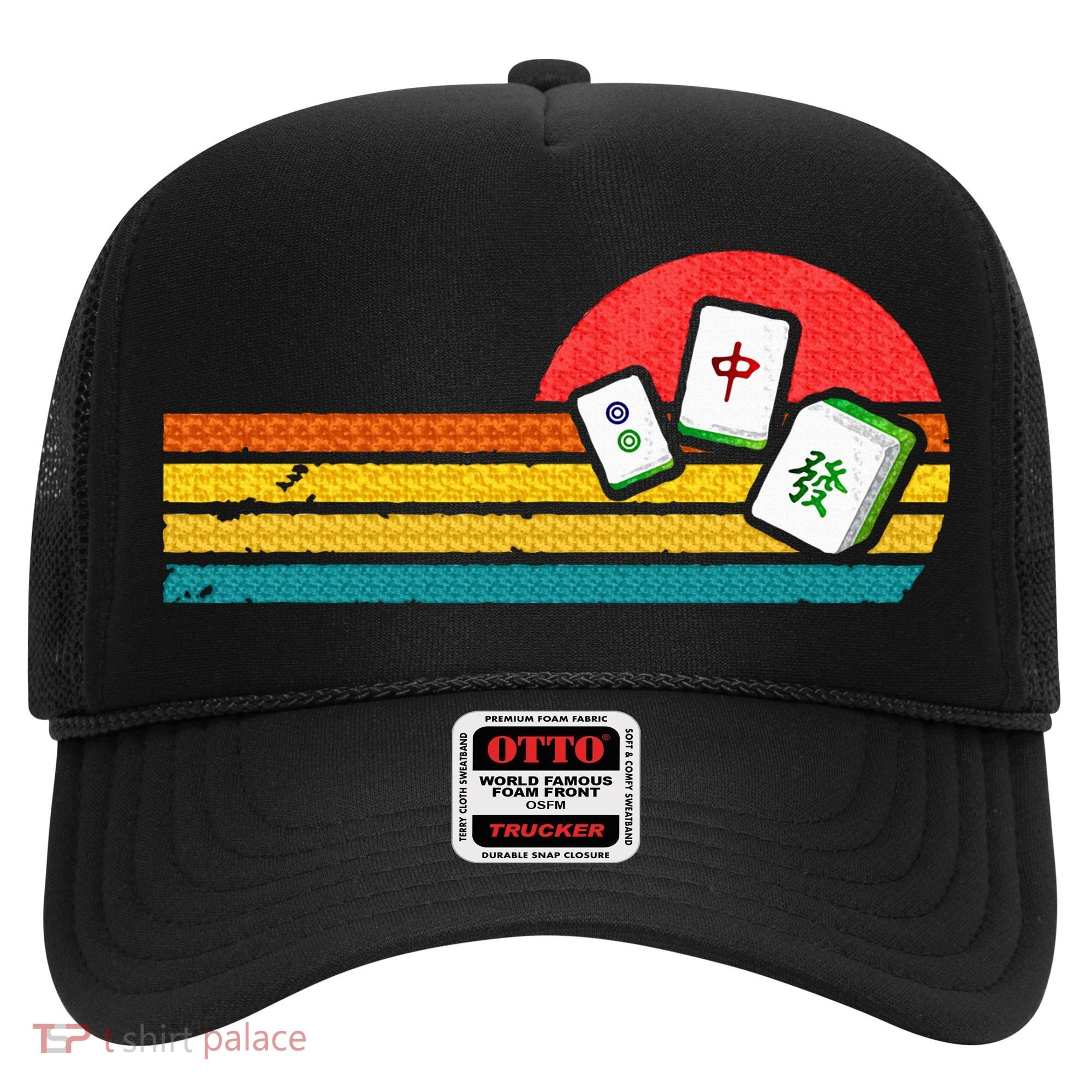 Mahjong Chinese 80s Retro Mah Jongg Hat