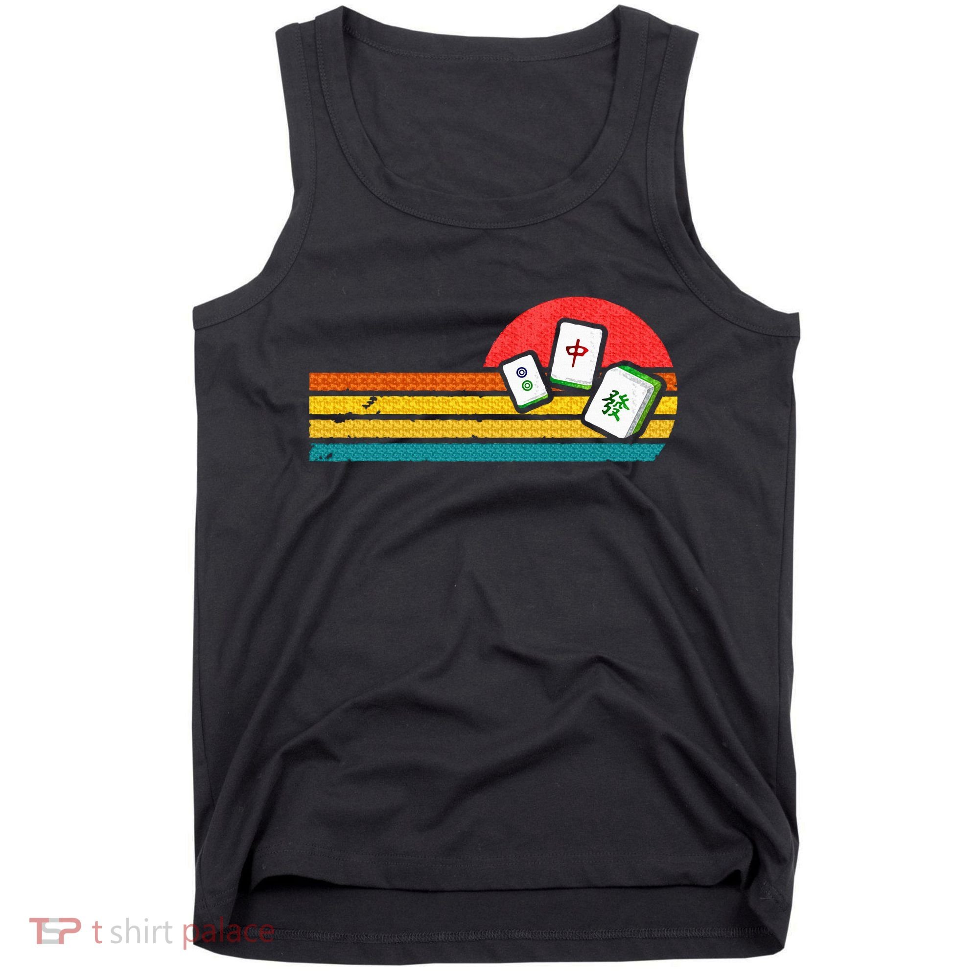 Mahjong Chinese 80s Retro Mah Jongg Tank Top