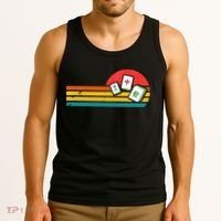 Mahjong Chinese 80s Retro Mah Jongg Tank Top thumb 3