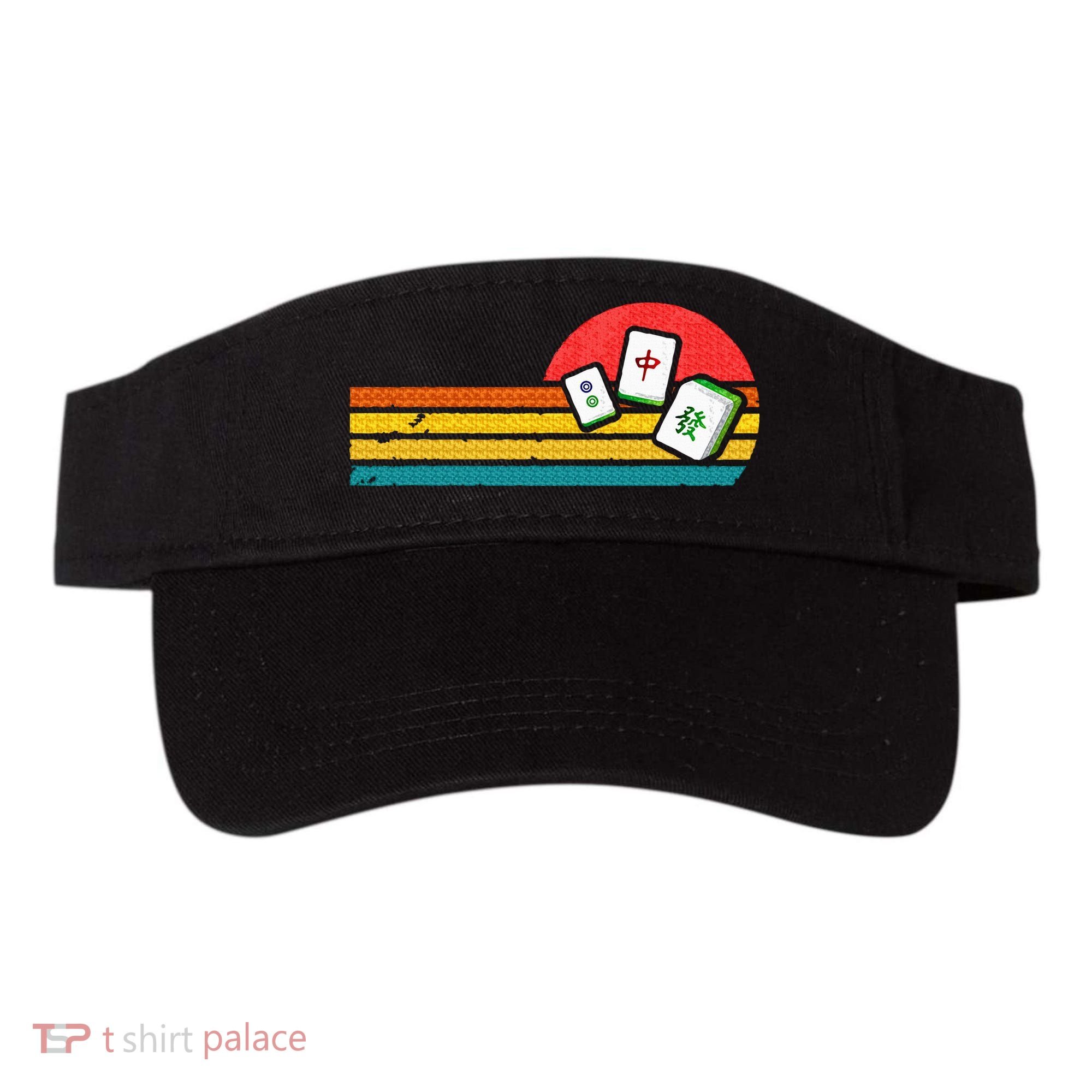 Mahjong Chinese 80s Retro Mah Jongg Visor