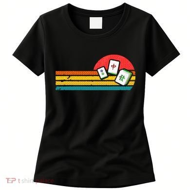 Mahjong Chinese 80s Retro Mah Jongg Women's T-Shirt