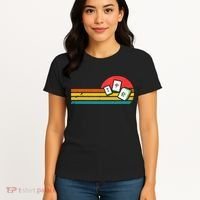 Mahjong Chinese 80s Retro Mah Jongg Women's T-Shirt thumb 4