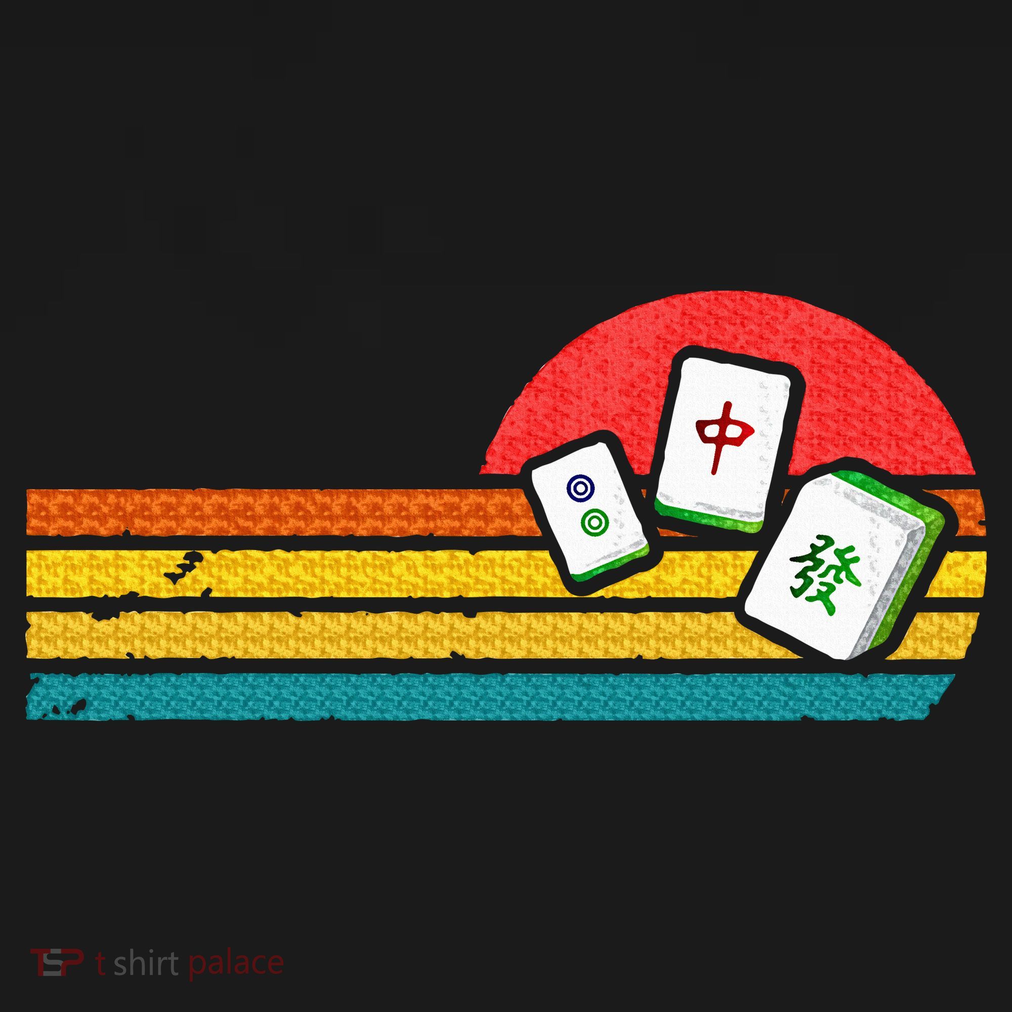 Mahjong Chinese 80s Retro Mah Jongg Kids Sweatshirt