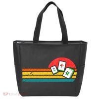 Mahjong Chinese 80s Retro Mah Jongg Tote Bag thumb 0
