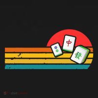 Mahjong Chinese 80s Retro Mah Jongg Hoodie thumb 2