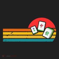 Mahjong Chinese 80s Retro Mah Jongg Beanie thumb 2