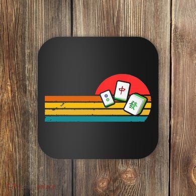 Mahjong Chinese 80s Retro Mah Jongg Coaster