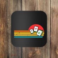 Mahjong Chinese 80s Retro Mah Jongg Coaster thumb 0