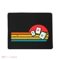 Mahjong Chinese 80s Retro Mah Jongg Mousepad thumb 0