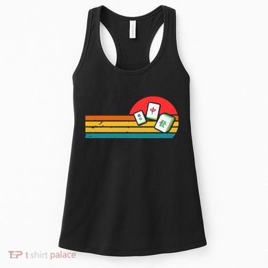 Mahjong Chinese 80s Retro Mah Jongg Women's Tank Top
