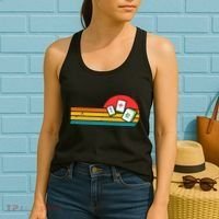 Mahjong Chinese 80s Retro Mah Jongg Women's Tank Top thumb 2