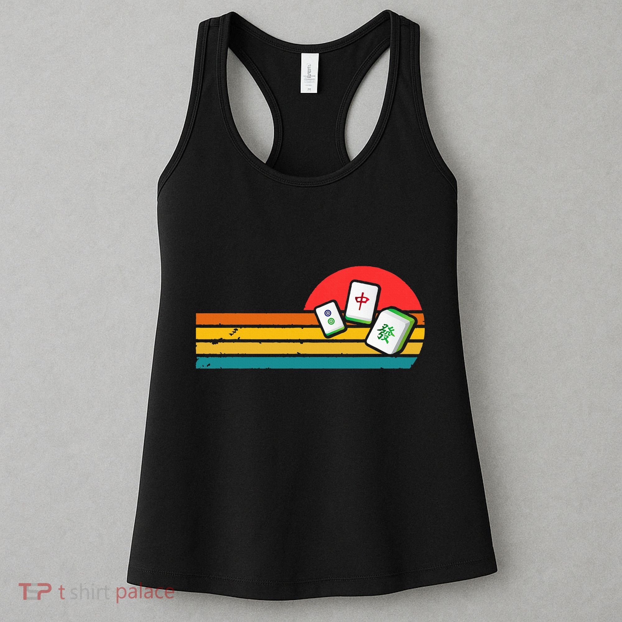 Mahjong Chinese 80s Retro Mah Jongg Women's Tank Top