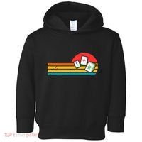 Mahjong Chinese 80s Retro Mah Jongg Toddler Hoodie thumb 0