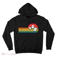 Mahjong Chinese 80s Retro Mah Jongg Tall Hoodie thumb 0