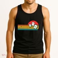 Mahjong Chinese 80s Retro Mah Jongg Tank Top thumb 3