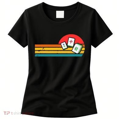 Mahjong Chinese 80s Retro Mah Jongg Women's T-Shirt
