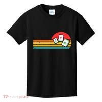 Mahjong Chinese 80s Retro Mah Jongg Kids T-Shirt thumb 0
