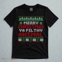 Merry Christmas Animal Filthy Ya Cute Gift Xmas T-Shirt thumb 5