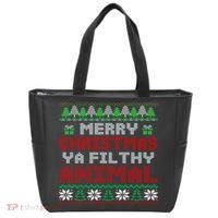 Merry Christmas Animal Filthy Ya Cute Gift Xmas Tote Bag thumb 0