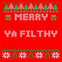 Merry Christmas Animal Filthy Ya Cute Gift Xmas Santa Hat thumb 1