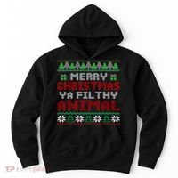 Merry Christmas Animal Filthy Ya Hoodie Hoodie thumb 0