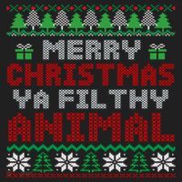 Merry Christmas Animal Filthy Ya Hoodie Beanie thumb 2