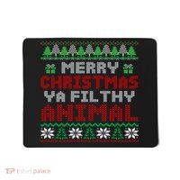 Merry Christmas Animal Filthy Ya Hoodie Mousepad thumb 0
