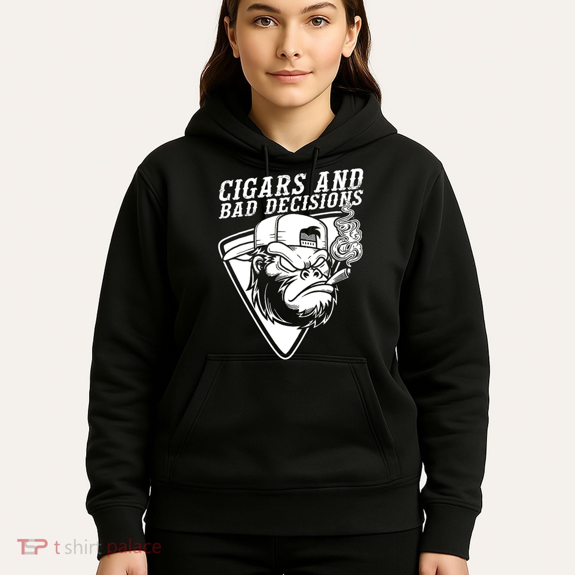 Monkey Cigars And Bad Decisions Hoodie