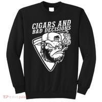 Monkey Cigars And Bad Decisions Sweatshirt thumb 0
