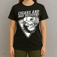 Monkey Cigars And Bad Decisions T-Shirt thumb 4
