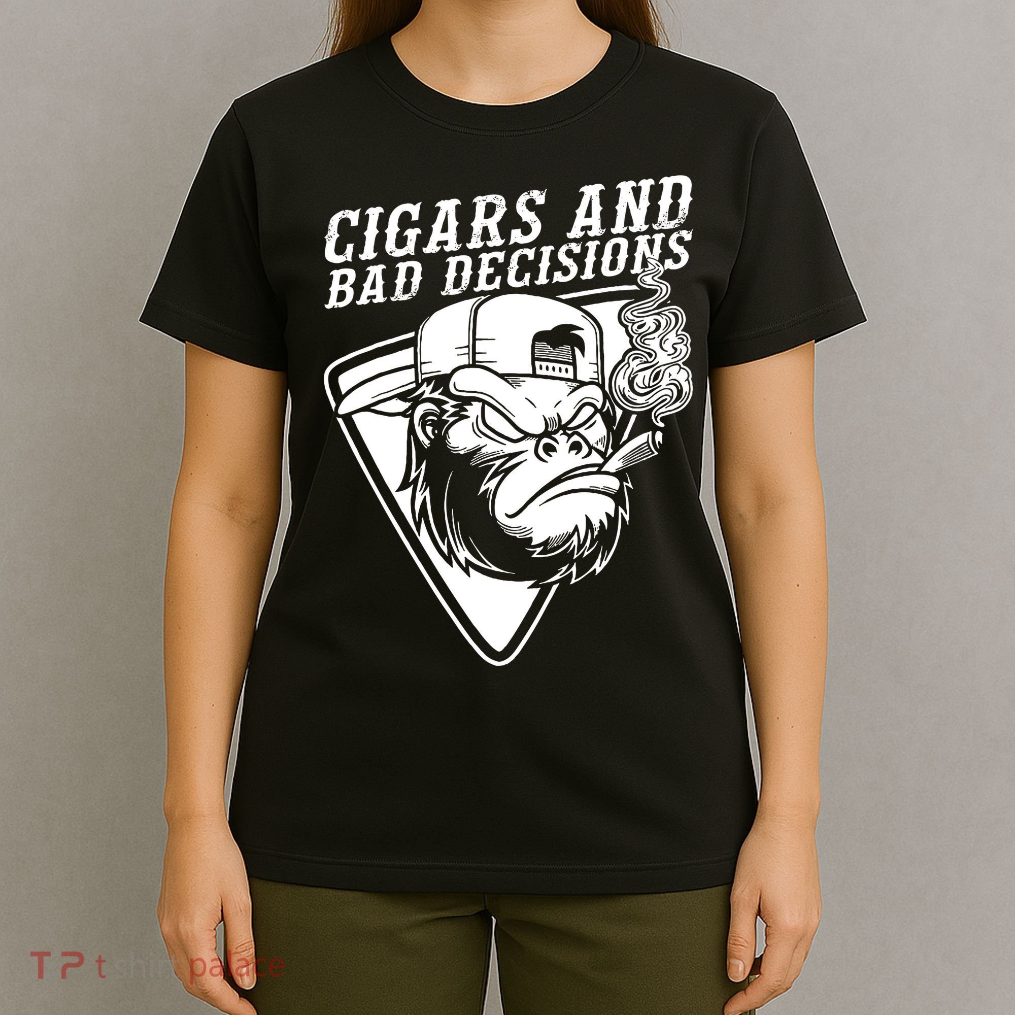 Monkey Cigars And Bad Decisions T-Shirt