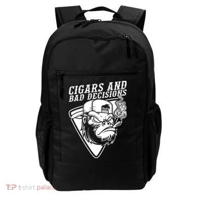 Monkey Cigars And Bad Decisions Backpack