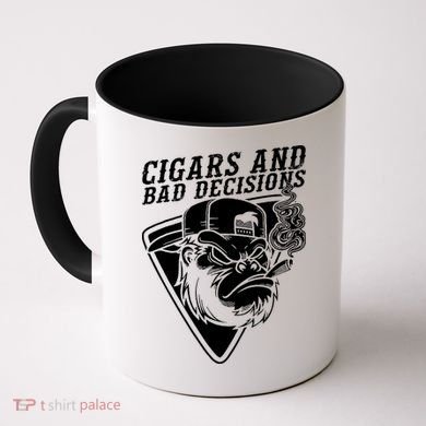 Monkey Cigars And Bad Decisions Coffee Mug