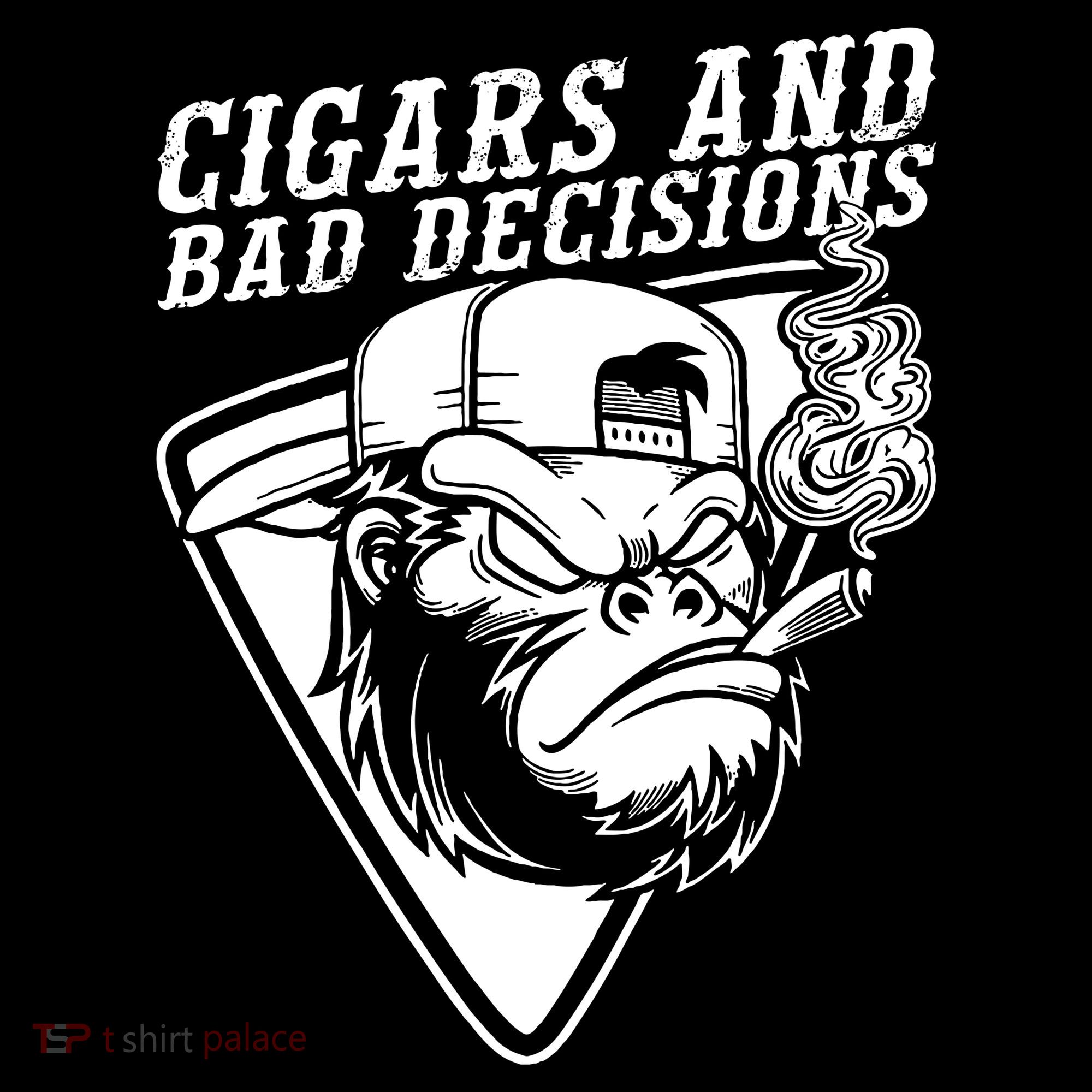 Monkey Cigars And Bad Decisions Women's Hoodie