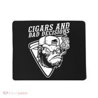 Monkey Cigars And Bad Decisions Mousepad thumb 0