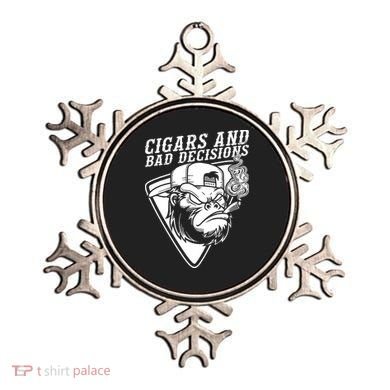 Monkey Cigars And Bad Decisions Ornament