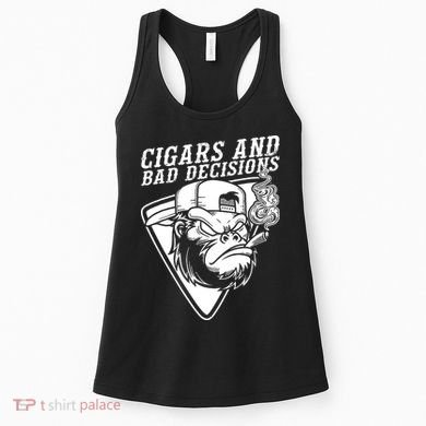 Monkey Cigars And Bad Decisions Women's Tank Top