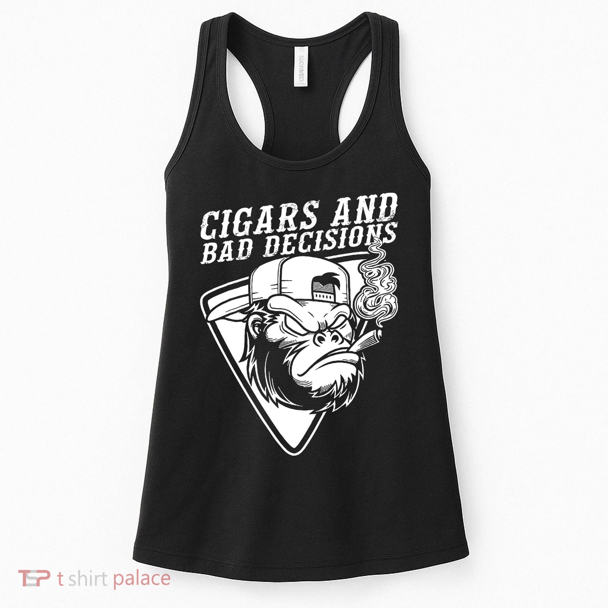 Monkey Cigars And Bad Decisions Women's Tank Top